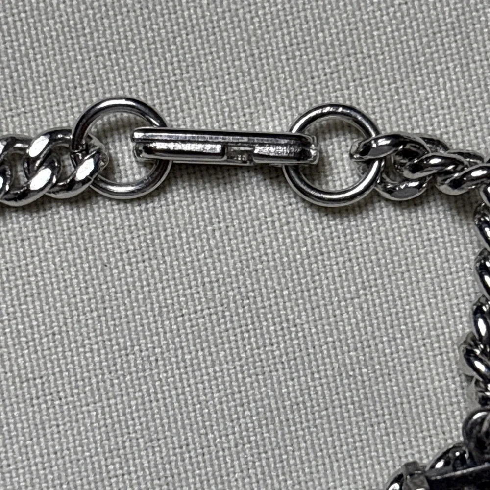 VINTAGE STERLING SILVER MINI TELEPHONE CHARMs Bracelet